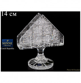 Салфетница 14 см н/н  Sonne Crystal "S.Crystal /Хрусталь резной" / 060343