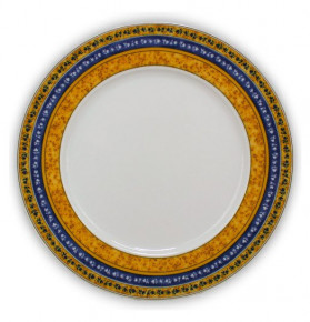 Тарелка 19 см 1 шт  Thun "Кайро /Сине-желтые полоски"  / 232458